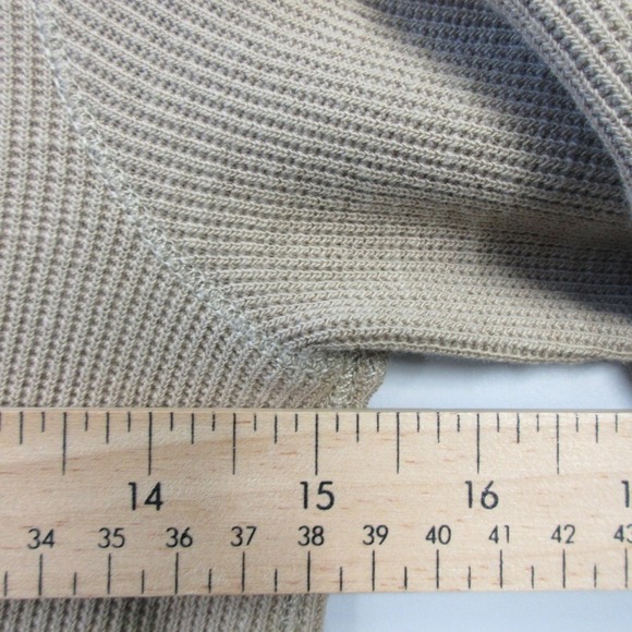 Polo Ralph Lauren Boating Khaki Waffle Knit Dress XS Beige Thermal Coastal 262 - Picture 8 of 10